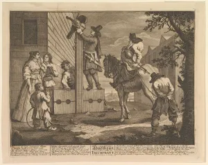 Hudibras Prints: Hudibras Triumphant (Twelve Large Illustrations for Samuel Butlers Hudibras, Plate 4)