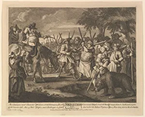 Hudibras Prints: Hudibrass First Adventure (Twelve Large Illustrations for Samuel Butlers Hudibras, Pl
