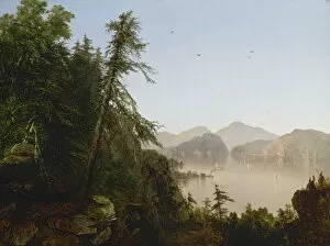 Hudson River Gallery: Along the Hudson, 1852. Creator: John Frederick Kensett