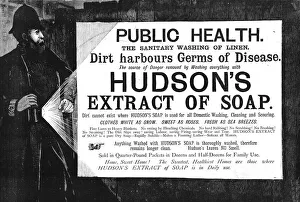 Shining Prints: Hudson's Extract of Soap. 1891. Creator: Unknown