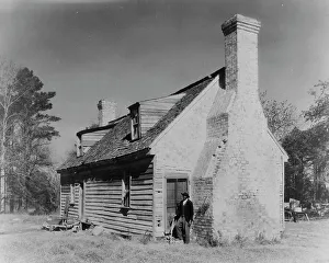 Huggins House, Princess Anne Co. Virginia, between 1933 and 1942. Creator: Frances Benjamin Johnston