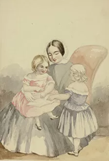 Childcare Collection: Hugh and Florence, Ashford, 1848. Creator: Elizabeth Murray