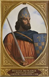Knights Collection: Hugh I, Count of Vermandois (1057-1101), 1840s. Creator: Decaisne, Henri (1799-1852)