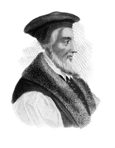 Bishop Of Worcester Gallery: Hugh Latimer, Protestant martyr, (c1850)