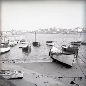 Rowing Boats Prints: Hugh Town Harbour, St Mary's