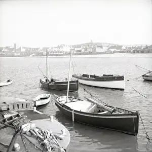 Rowing Boats Prints: Hugh Town Harbour, St Mary's