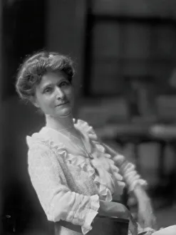 Hughes Charles Evans Prints: Hughes, Charles, Mrs. portrait photograph, 1916 June 16. Creator: Arnold Genthe