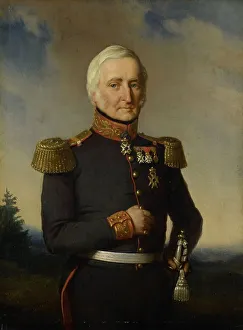 Major Prints: Huibert Gerard Baron Nahuys van Burgst (1782-1858), 1852. Creator: Bastian de Poorter