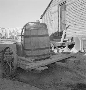 Drinking Water Prints: The Hull family haul their drinking water