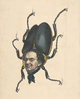 Rosenthal And Kraemer Prints: Hum-Bug (P. T. Barnum), from the Comic Natural History of the Human Race, 1851