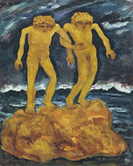 Carl Frederik Hill Prints: The Last Human Beings. Creator: Carl Fredrik Hill