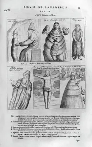 Athanasius Gallery: Human figures, 1678. Artist: Athanasius Kircher