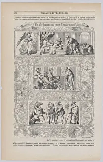 Bathtub Prints: Human life, after frescoes by Eduard Bendemann in the throne room of the Dresden Royal Pal