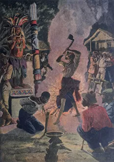Rite Gallery: Human sacrifice, Lafayette, Louisiana, USA, 1912