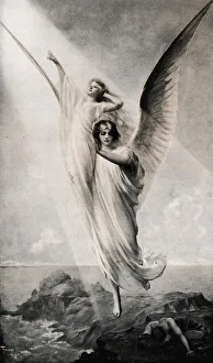 Human Prints: The Human Soul, 1894, (1911). Artist: Luis Ricardo Falero