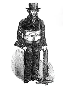 Life Jacket Prints: Humane Societys iceman, 1844. Creator: Unknown
