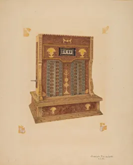 Hume Cash Register, c. 1939. Creator: Joseph Ficcadenti