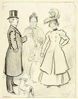 East End Prints: Humorous Scene of London Life in the East End, 1889. Creator: Philip William May