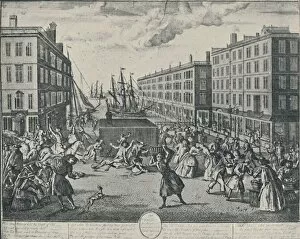 Londoners Then And Now Collection: The Humours of Billingsgate, 1736, (1920). Artist: Arnoldus van Haecken