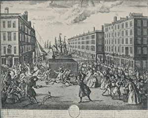 Billingsgate Wharf Gallery: The Humours of Billingsgate, 1736, (1920). Artist: Arnoldus van Haecken