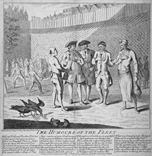 Fleet Prison Collection: Humours of the Fleet Prison, 1749