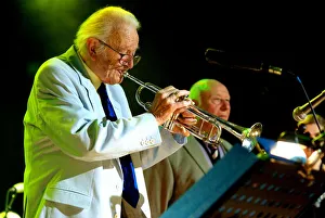 Humphrey Lyttelton, Brecon Jazz Festival, Powys, Wales, 2007. Artist: Brian O Connor