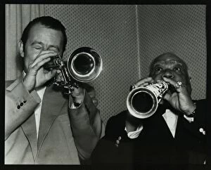 Images Dated 6th June 2018: Humphrey Lyttelton and Sidney Bechet at Colston Hall, Bristol, 1956