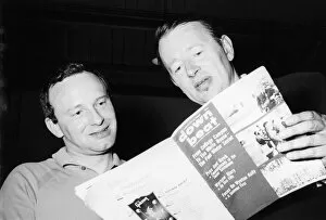 Alex Gallery: Humphrey Lyttleton and Alex Welsh reading a copy of Down Beat magazine, 1963. Creator