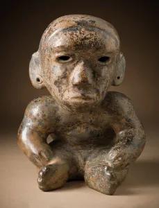 Slip Painted Ceramic Prints: Hunchback, 200 B.C.-A.D. 500. Creator: Unknown