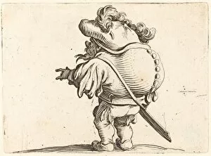 Disability Gallery: The Hunchback with the Feathered Cap, c. 1622. Creator: Jacques Callot