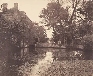 Mill Pond Prints: Hunford Mill, Surrey, 1855-57. Creator: Henry White