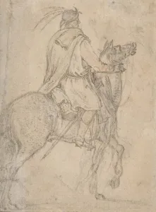 A Hungarian Horseman, late 16th-mid 17th century. Creator: Roelandt Savery A Hungarian Horseman, late 16th-mid 17th century. Creator: Roelandt Savery