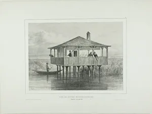 House On Stilts Prints: Hungarian Military Colony Post