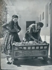 Hands On Hips Prints: Hungarian Peasant Life, c1932. Artist: Rudolf Balogh