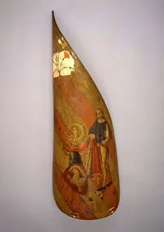 Gesso Prints: Hungarian-Style Shield, Eastern European, ca. 1500-1550. Creator: Unknown