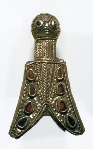 Brooch Prints: Hunnish gold fibula in the form of a cicada, 2nd century