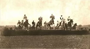 British Sports And Sportsmen Collection: The Hunt Cup, Punchestown, 1911. Creator: Unknown