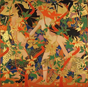 Wild Prints: The Hunt (Diana and Her Nymphs), c1926. Creator: Burns, Robert (1869-1941)