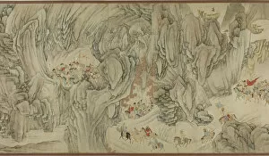 Quing Dynasty Collection: A Hunt in the Mountains of Heaven, Late Ming / early Qing dynasty, 17th century