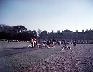 Controversy Prints: Hunt of Woburn Abbey, Bedfordshire, c1955. Creator: Arthur Charles Kirby Ware