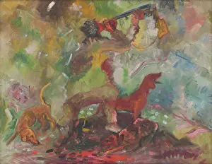 Hunter, 1940-1944. Creator: Arnold Peter Weisz-Kubincan