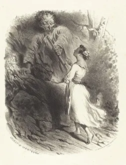 Astonished Prints: Hunter Surprised. Creator: Célestin Nanteuil