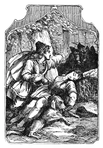 Grimm Collection: The Twelve Hunters, 1901. Artist: Edward Henry Wehnert