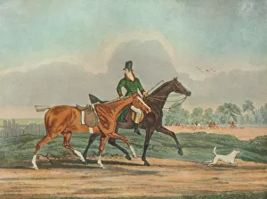 Alken Prints: Hunters at Covertside, early 19th century, (1929). Artist: James Pollard