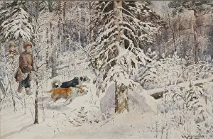 Hunt Bag Prints: The hunters, Second Half of the 19th cen