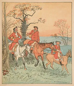 Nursery Rhyme Prints: This huntin doesn t pay, 1880. Creator: Randolph Caldecott