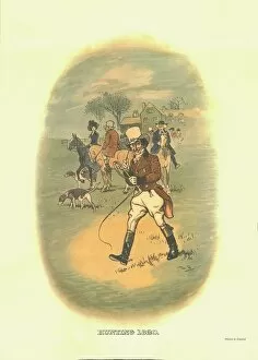 Hunting, 1820, c1910. Creator: Tom Browne