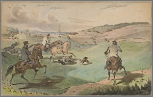 1851 Prints: For hunting, 1851. Creator: Friedrich Carl von Scheidlin