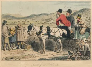 Bradbury And Evans Gallery: Hunting the Hounds, 1865. Artists: John Leech, Hablot Knight Browne