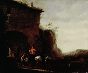 A Hunting scene, 1642-1674. Creator: Johannes Lingelbach
